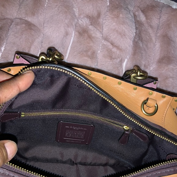 ****Sold*****Coach Dreamer Color-block Satchel - Picture 2 of 8